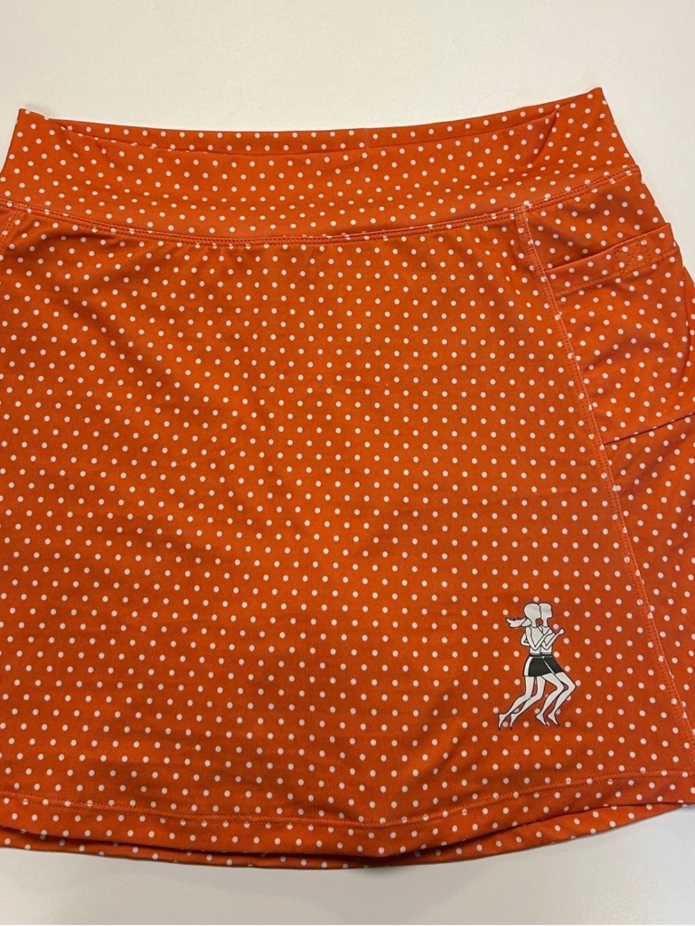 Running Skirts Polka Dot Athletic Skort Size 3 w/ Shorts & Pockets